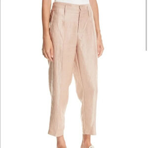 Forte Forte "Iridescent" pants in satiny linen.